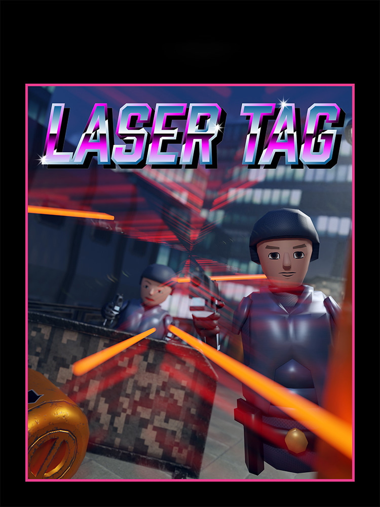 Joueurs profitant d'un jeu de laser tag en réalité virtuelle palpitant.